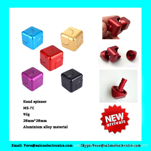 Hand fidget spinner decompression finger spinner with metal box in stock